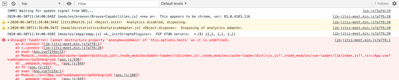 anonymous domain console