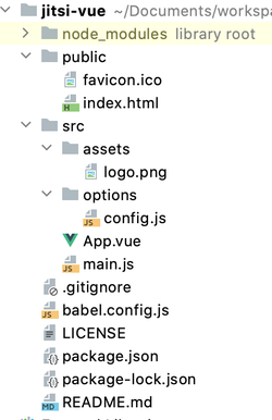 folder after config
